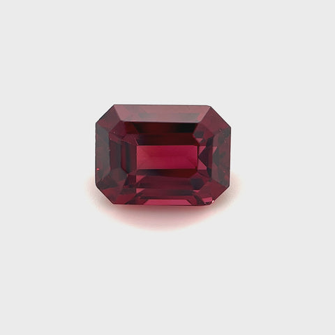 Rhodolite Garnet 3.20ct Octagonal