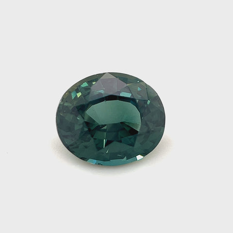 Teal Sapphire 1.63ct Oval