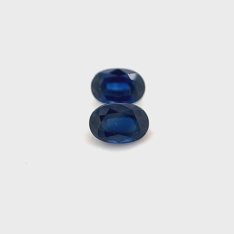 Blue Sapphire 1.60cts Ovals