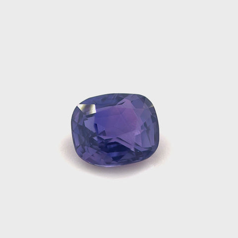 Violet Sapphire 1.04ct Cushion