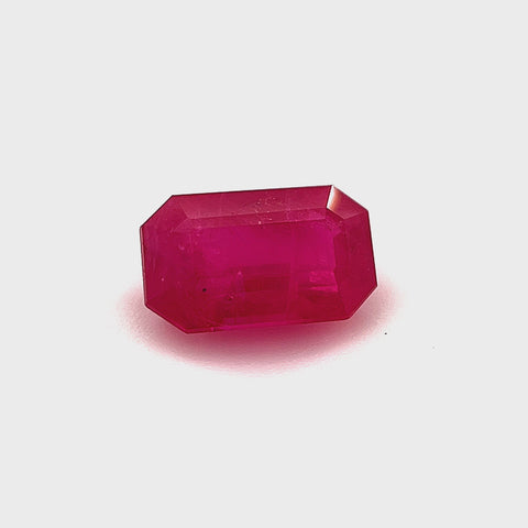 Ruby 1.53ct Octagonal