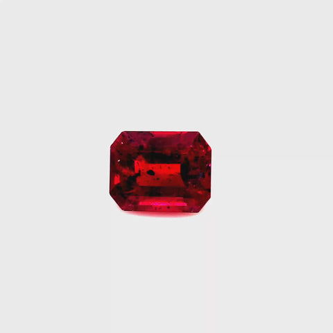 Ruby 1.03ct Octagonal