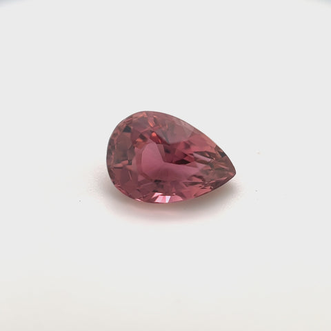 Pink Tourmaline 1.96ct Pear