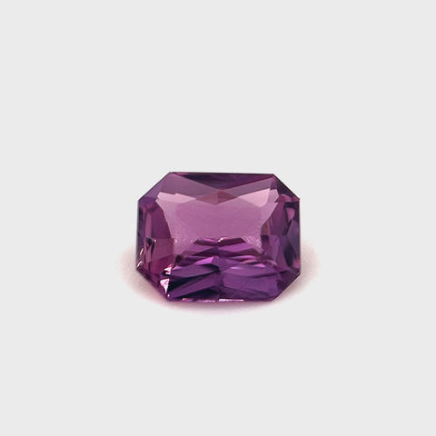 Purple Sapphire 0.85ct Octagonal