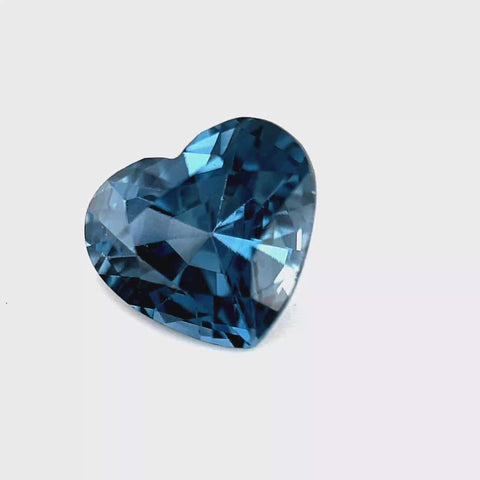Cobalt Blue Spinel 1.74ct Heart