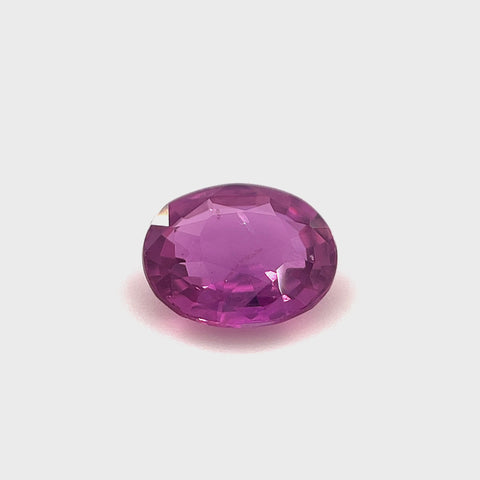 Purple Sapphire 1.10ct Oval