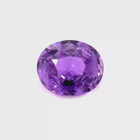 Colour Change Purple-Pink Sapphire Oval 2.11ct Madagascar - Ilaka