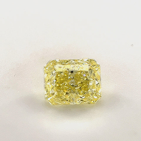 Natural Fancy Yellow 0.41ct Radiant