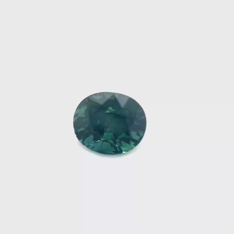 Teal Sapphire 2.06ct Oval