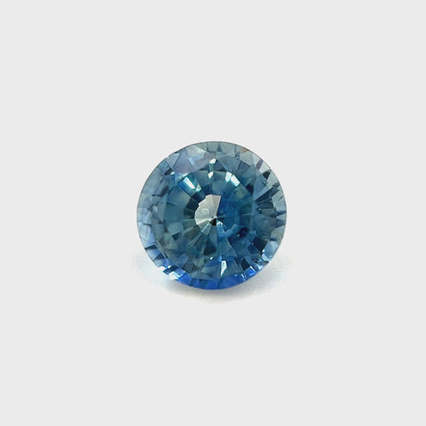 Teal Sapphire 0.82ct Round