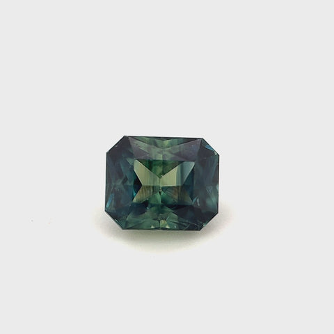 Teal Sapphire 1.21ct Octagonal