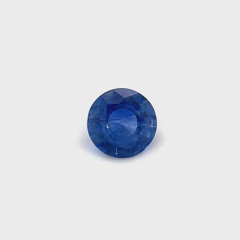 Blue Sapphire 0.80ct Round