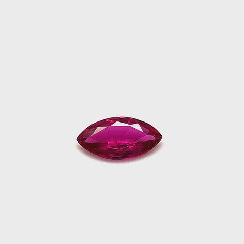 Ruby 0.39ct Marquise