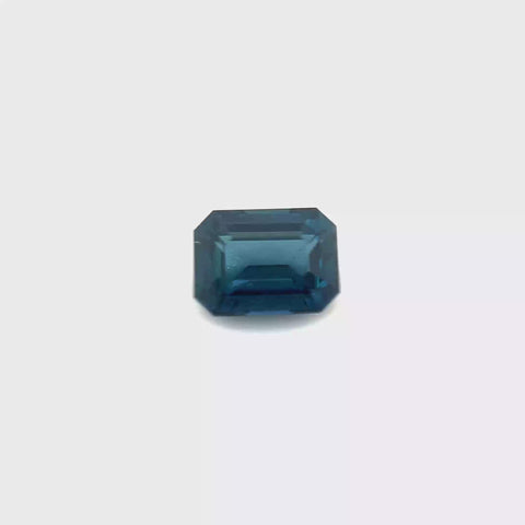 Teal Sapphire 1.25ct Octagonal