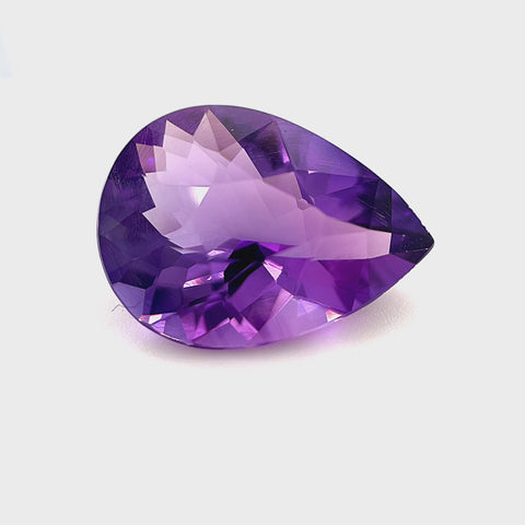 Amethyst 11.13ct Pear