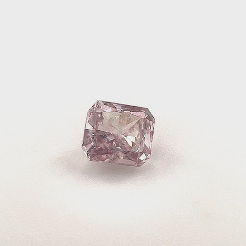 Natural Fancy Brown Pink 0.38ct Radiant