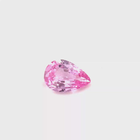 Pear Cut Pink Sapphire 0.54ct