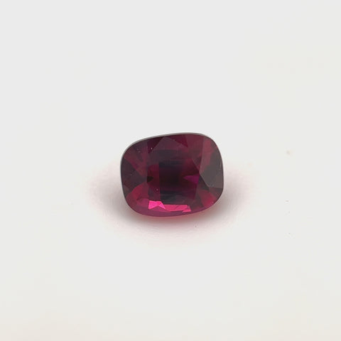 Ruby 1.02ct Cushion