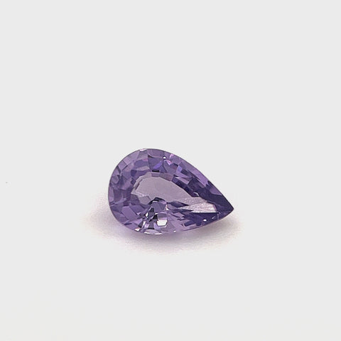 Purple Sapphire 0.48ct Pear