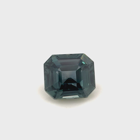 Teal Sapphire 1.53ct Octagonal