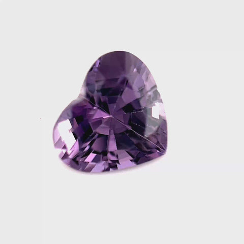 Purple Spinel 1.89ct Heart