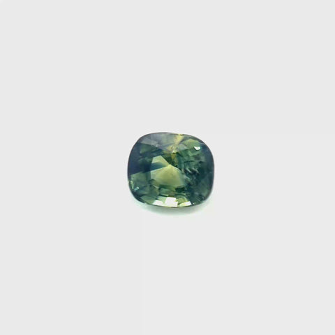 Teal Sapphire 1.23ct Cushion