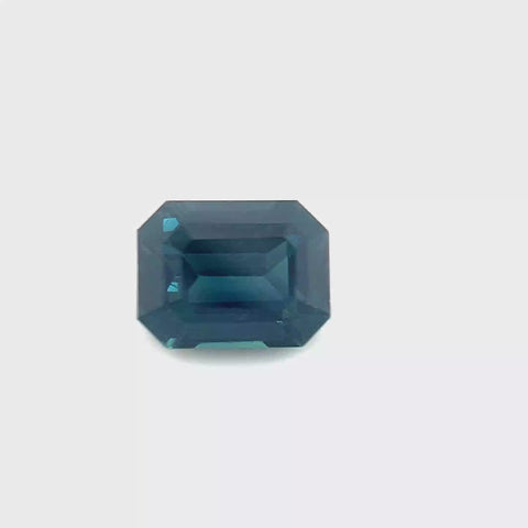 Teal Sapphire 1.06ct Octagonal