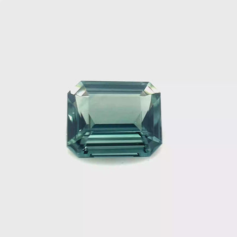 Teal Sapphire 1.55ct Octagonal