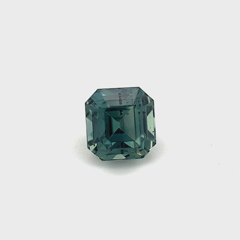 Teal Sapphire 1.59ct Octagonal