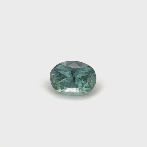 Teal Sapphire 0.93ct Oval