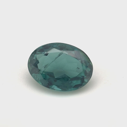 Teal Tourmaline 1.26ct Oval