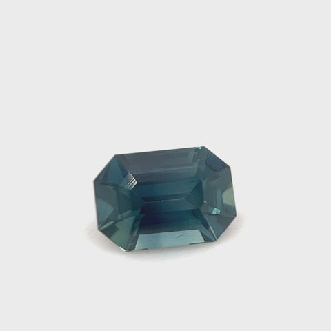 Teal Sapphire 0.48ct Octagonal