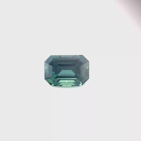 Teal Sapphire Sri Lanka 1.07ct Octagonal
