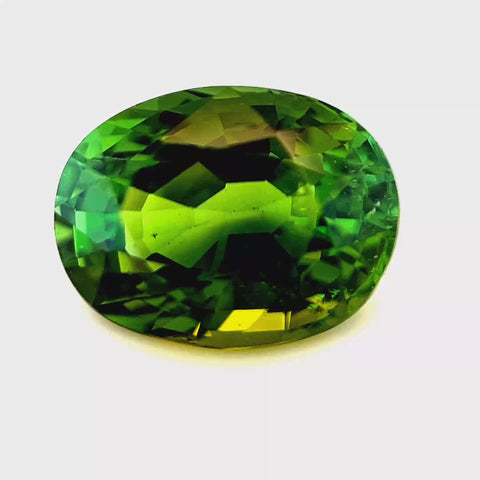 Green Tourmaline 4.24cts Oval