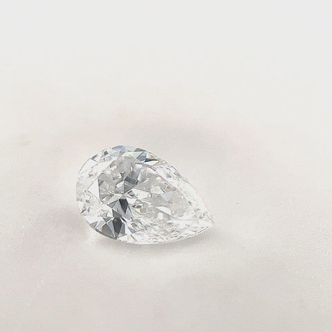 GIA Pear Diamond 0.40ct D VS2