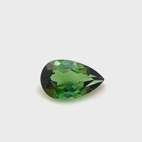 Green Tourmaline 0.94ct Pear