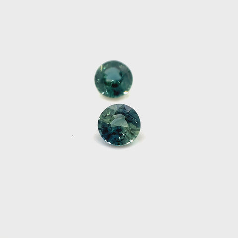 Teal Sapphire 1.08cts Rounds