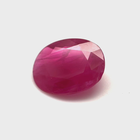 Ruby 2.74ct Oval