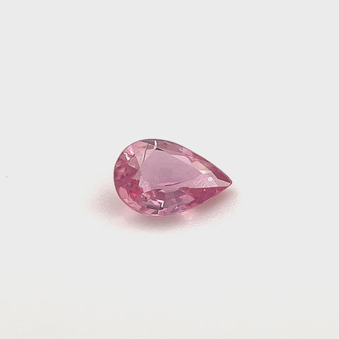 Pink Sapphire 0.42ct Pear