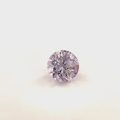 Natural Fancy Purple Pink 0.17ct Round