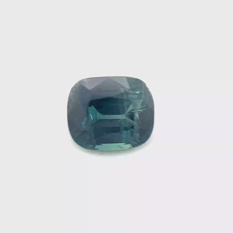 Teal Sapphire 2.05ct Cushion