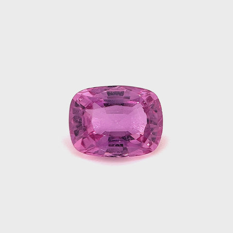 Pink Sapphire 1.30ct Cushion