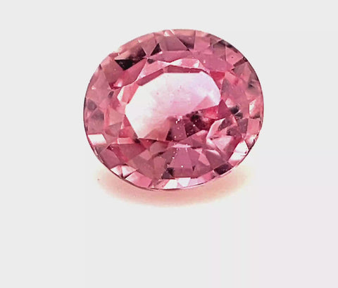 Peach Sapphire 0.83ct Oval
