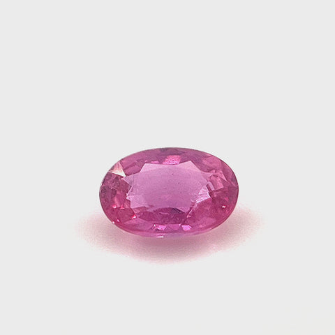 Pink Sapphire 0.59ct Oval